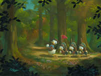 Donald Duck Animation Art Donald Duck Animation Art The Good Scouts